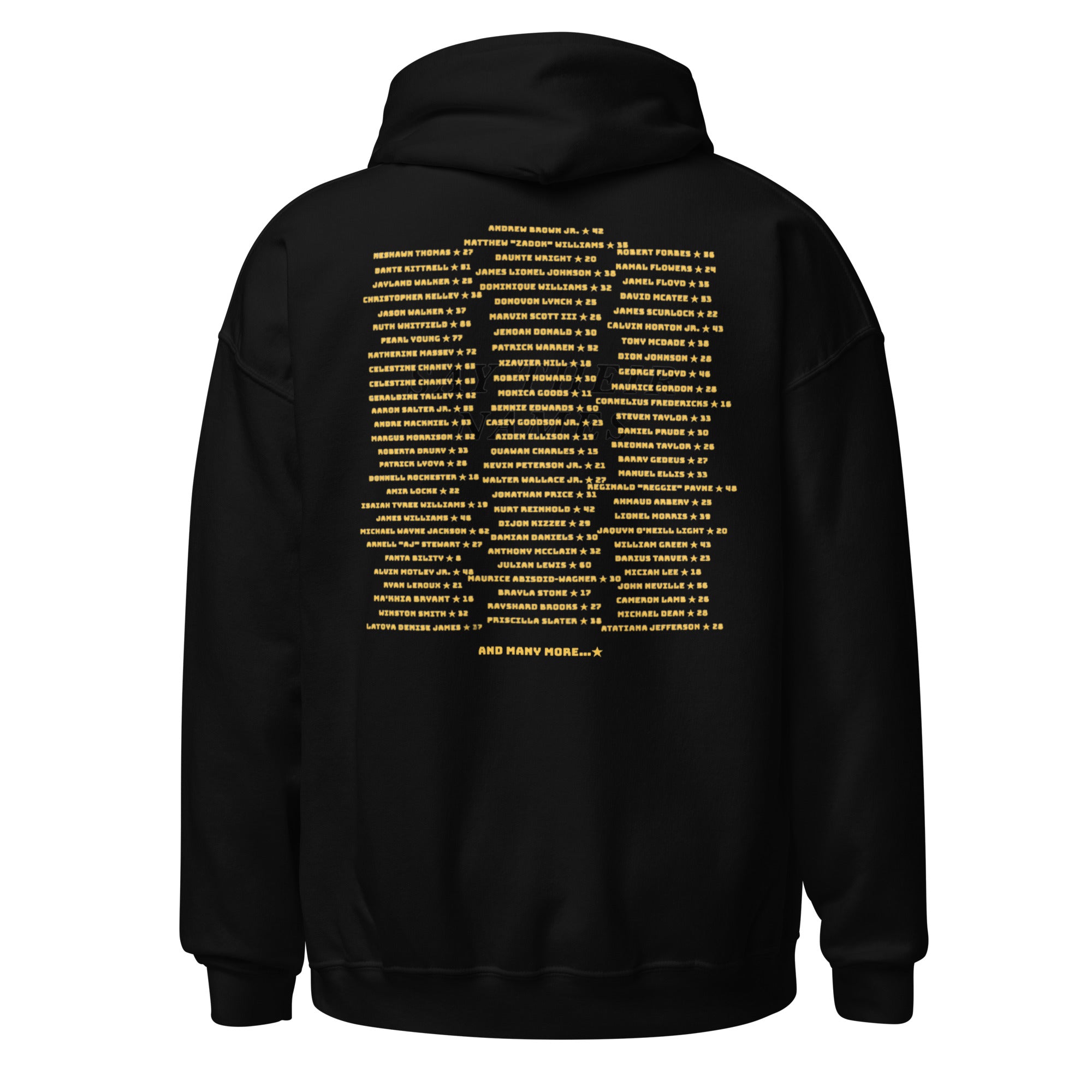 "Say Their Names" INJUSTUS Hoodie